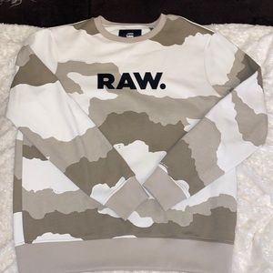 G-Star Raw XL crewneck camouflage sweater